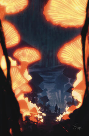 Mushroom Forest 11x17 Print