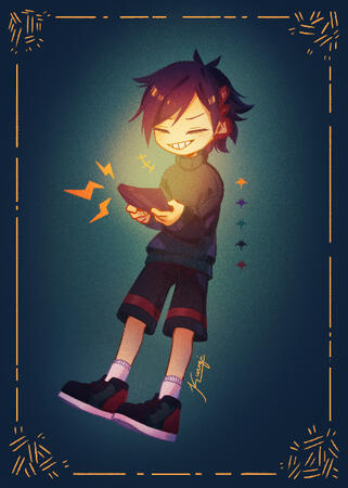 Smol Kaine 5x7 Print
